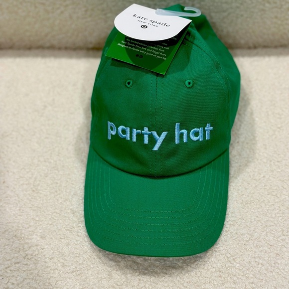 NWT Kate Spade x Target Green “Party Hat” Baseball Cap – Sold Out Collection - Picture 4 of 4